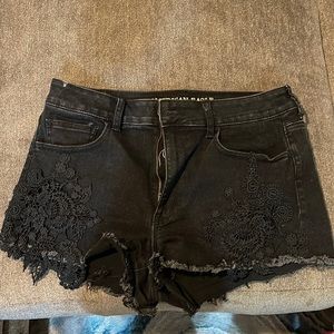 Black American Eagle Shorts